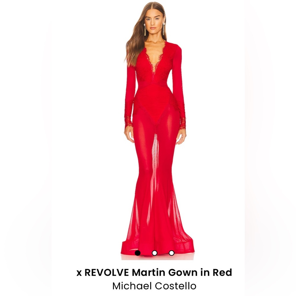 x REVOLVE Martin Gown in Red
Michael Costello